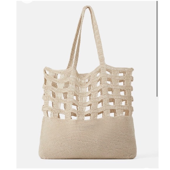 Zara Bags Zara Crochet Tote Bag Poshmark